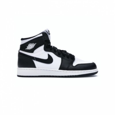 GIÀY NIKE AIR JORDAN 1 RETRO HIGH BLACK WHITE ĐEN TRẮNG